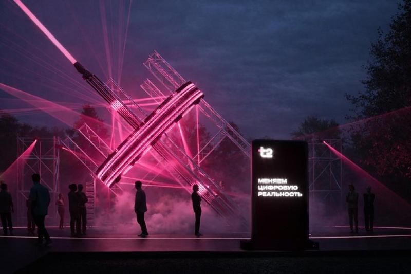 Т2 покажет мобильную связь с помощью света и звука на INTERVALS’26 в Нижнем Новгороде